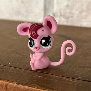 Littles Pet‎ Shop LPS Authentic Hasbro Pink Mouse